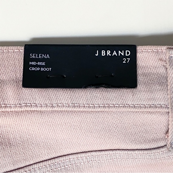 <J Brand> Pink Cropped Selena Jeans - Picture 10 of 15